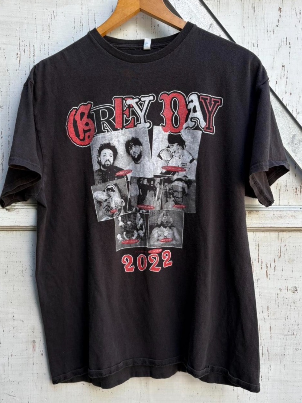 Grey Day 2022 Suicide Boys Ski Mask The Slump God Band Rap Tour Shirt L